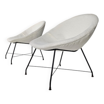 'Minoletta' loungers by Augusto Bozzi for Saporiti, 1950s
