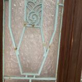 Porte d'entrée de style Art Déco en bois massif XX siècle