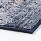 Tapis en laine bleu doré