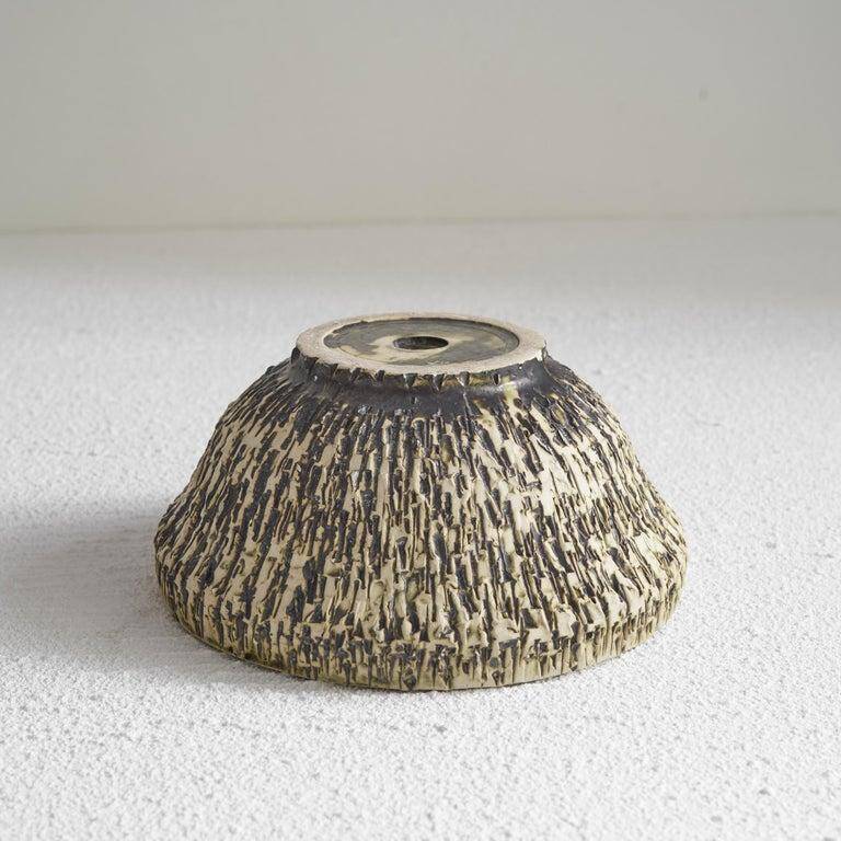 Ceramic bowl 'Birch Bark' mid-20th century