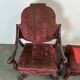 Fauteuil Curule, X-frame chair, William & Mary avec son repose-pied XVIIe