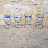 Set of 4 Pernod glasses