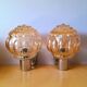 Pair of Helena Tynell bubble wall lights from the 70s