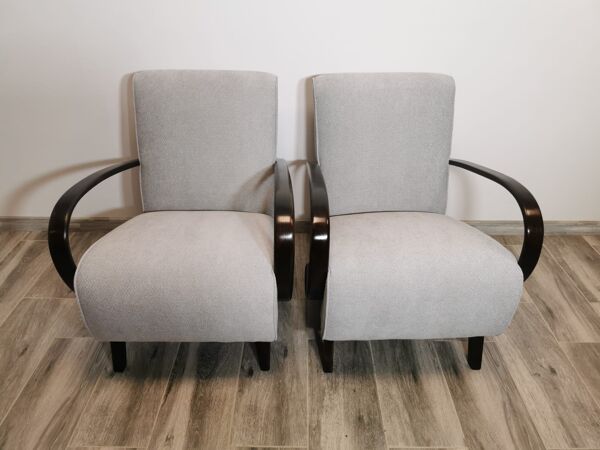 Fauteuils de Jindrich Halabala, années 1940, Set de 2