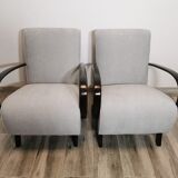 Armchairs by Jindrich Halabala, 1940s, Set of 2