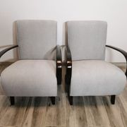 Fauteuils de Jindrich Halabala, années 1940, Set de 2