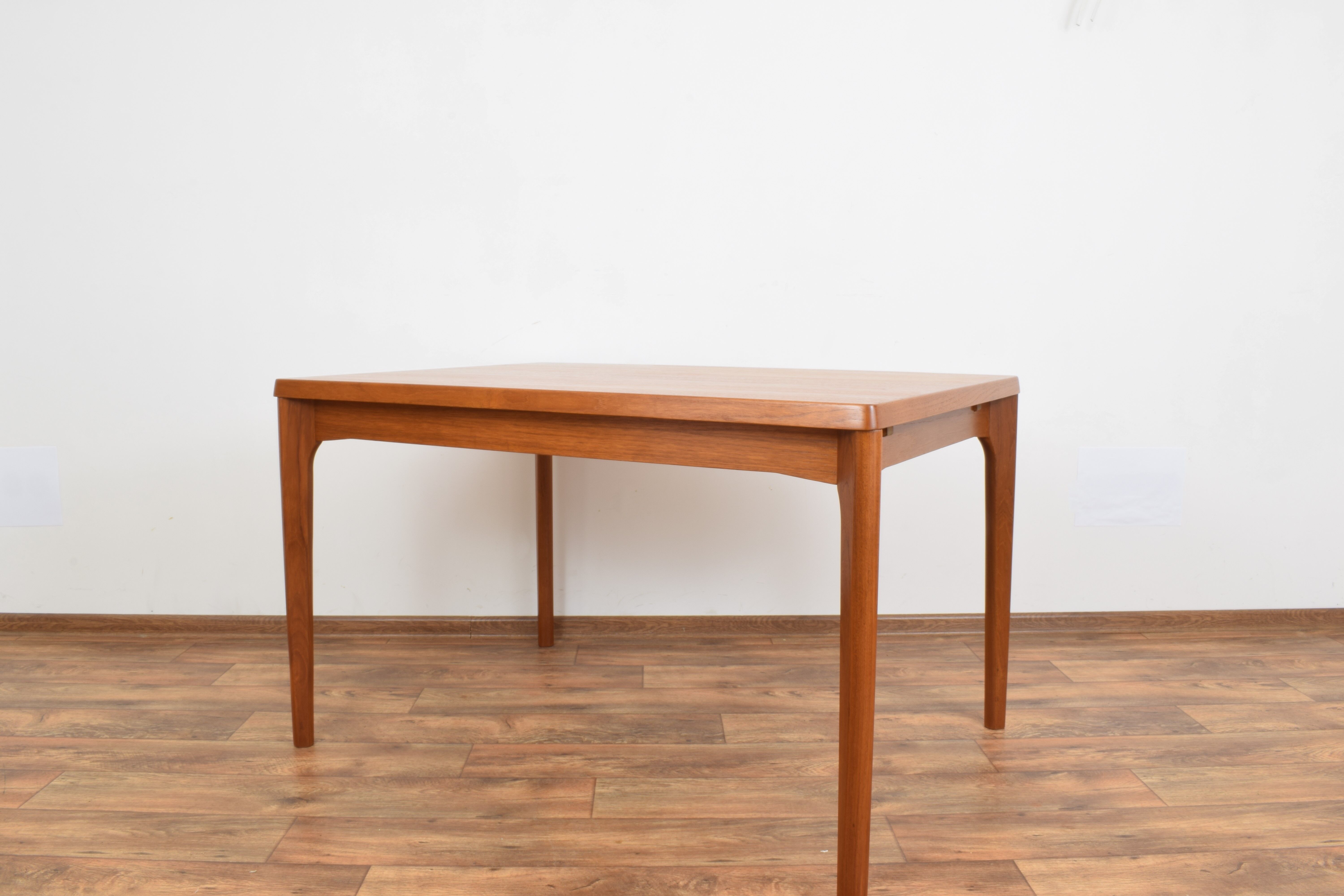 Teak extendable dining table by Henning Kjærnulf for Vejle Mobelfabrik, 1960s