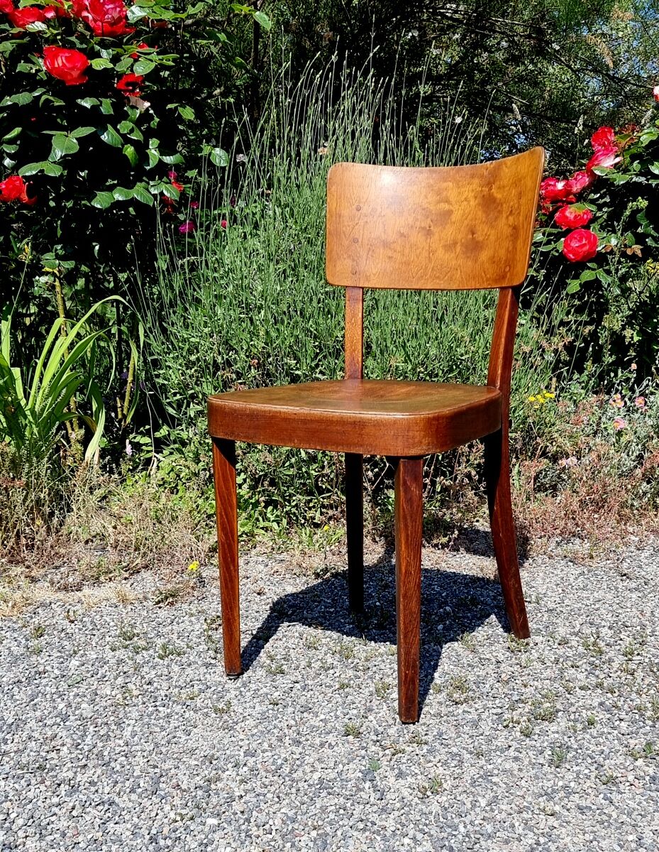 Chaise bistrot Horgen Glarus années 60