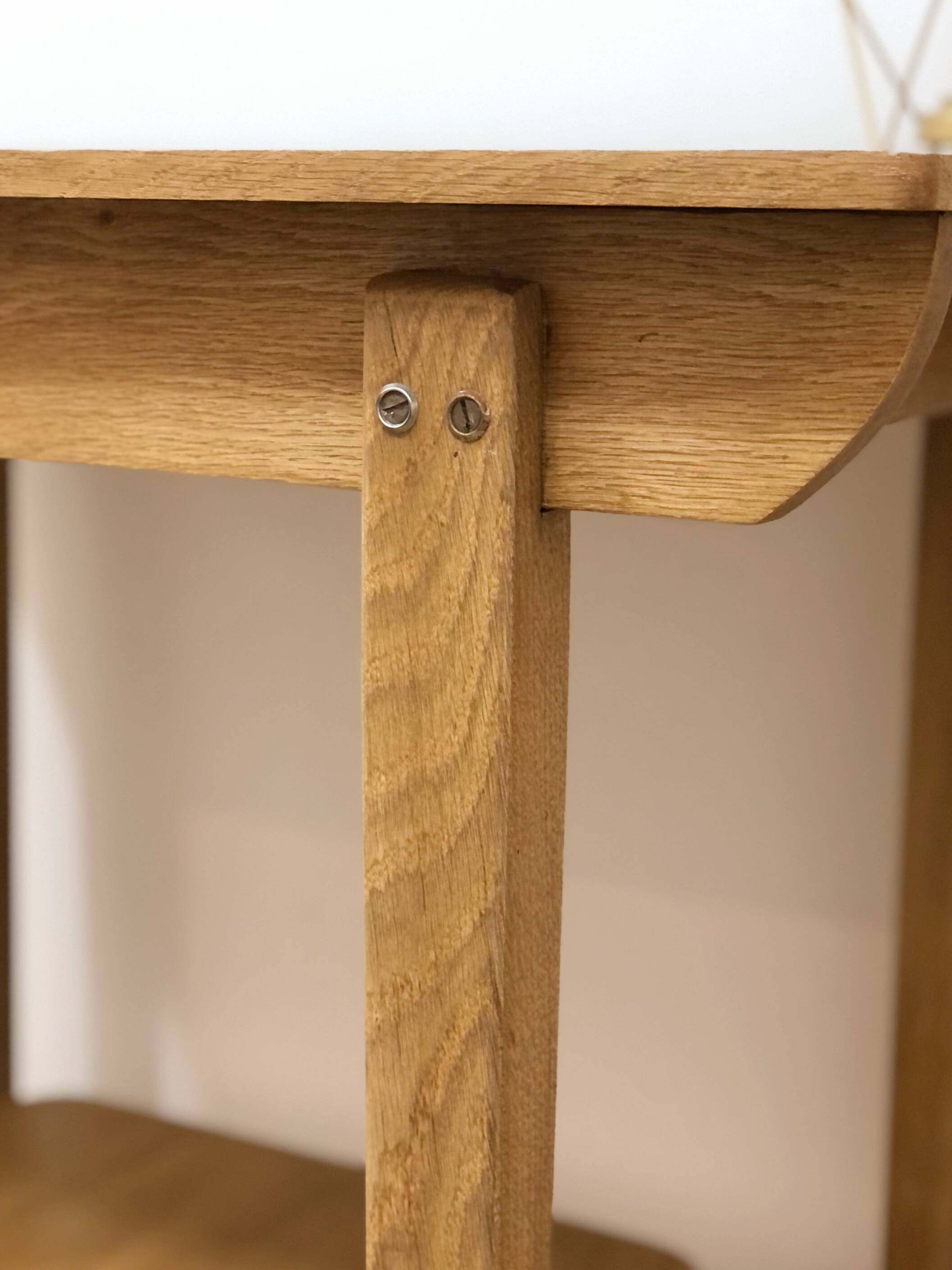 1960s desk, made of solid oak