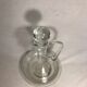 Old decanter glass + Cap Vintage jug Ewer