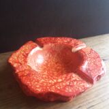 Red alabaster ashtray
