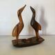 Empty ashtray wooden bird pocket