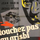 Movie poster "Don't Touch Grisbi" 1954 Jean Gabin