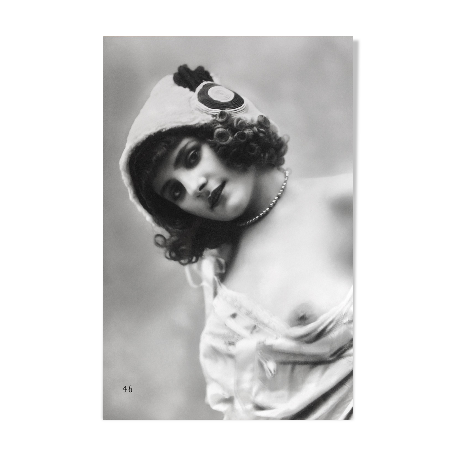 Women's Photography 2 beautiful era 1920 vintage - 24 x 36 cm