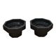Pair of vintage octagonal candlesticks – 1980s