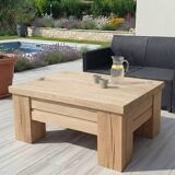 solid oak coffee tables, handcrafted