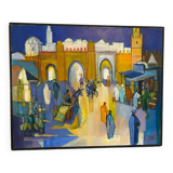 Landscape of Kairouan signed Duret