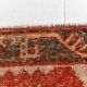 Turkish Red & Cream Oriental Vintage Runner Ruıg, 87x379Cm