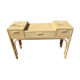 Console wood imitation rattan
