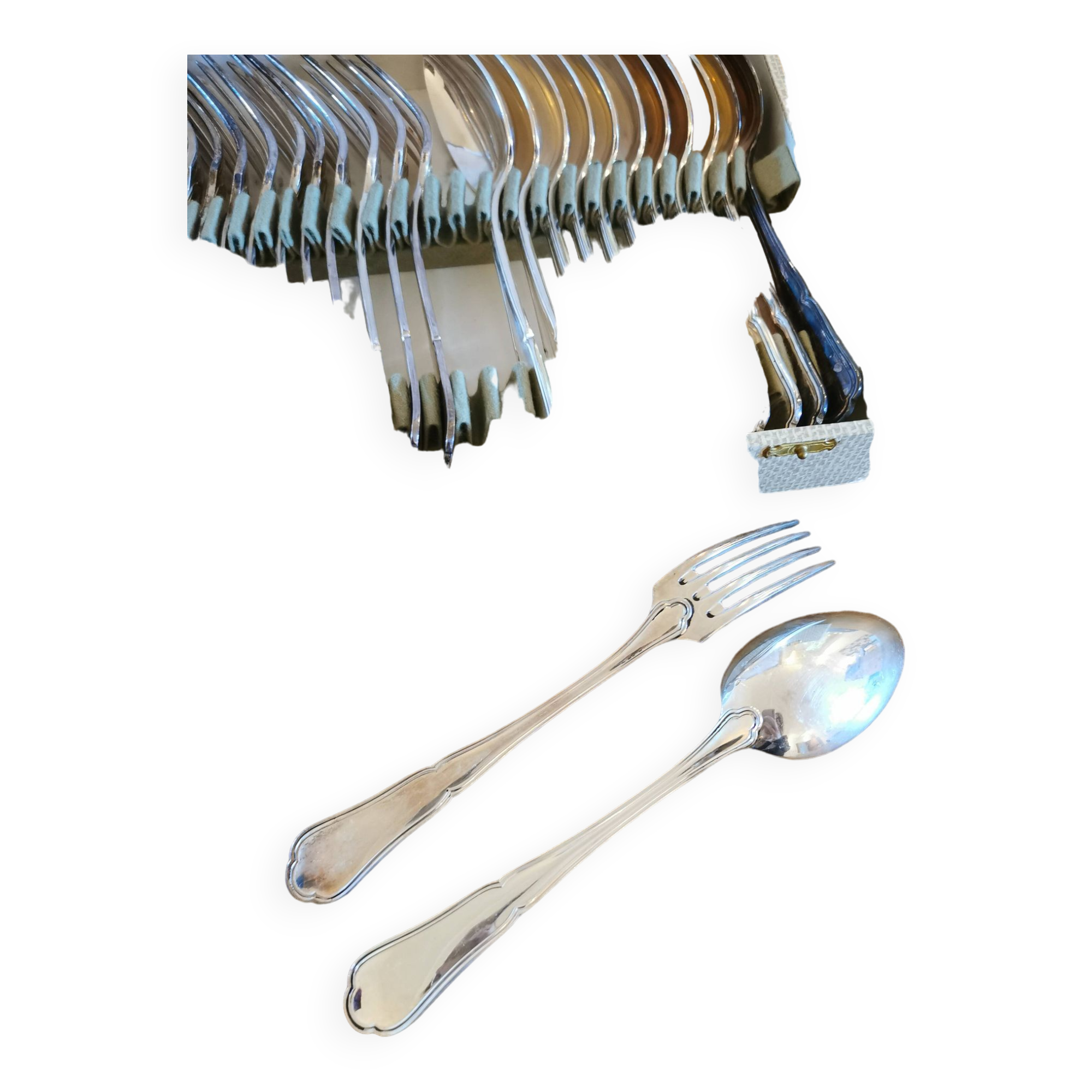Ménagère Langlois Orfèvre en métal argenté