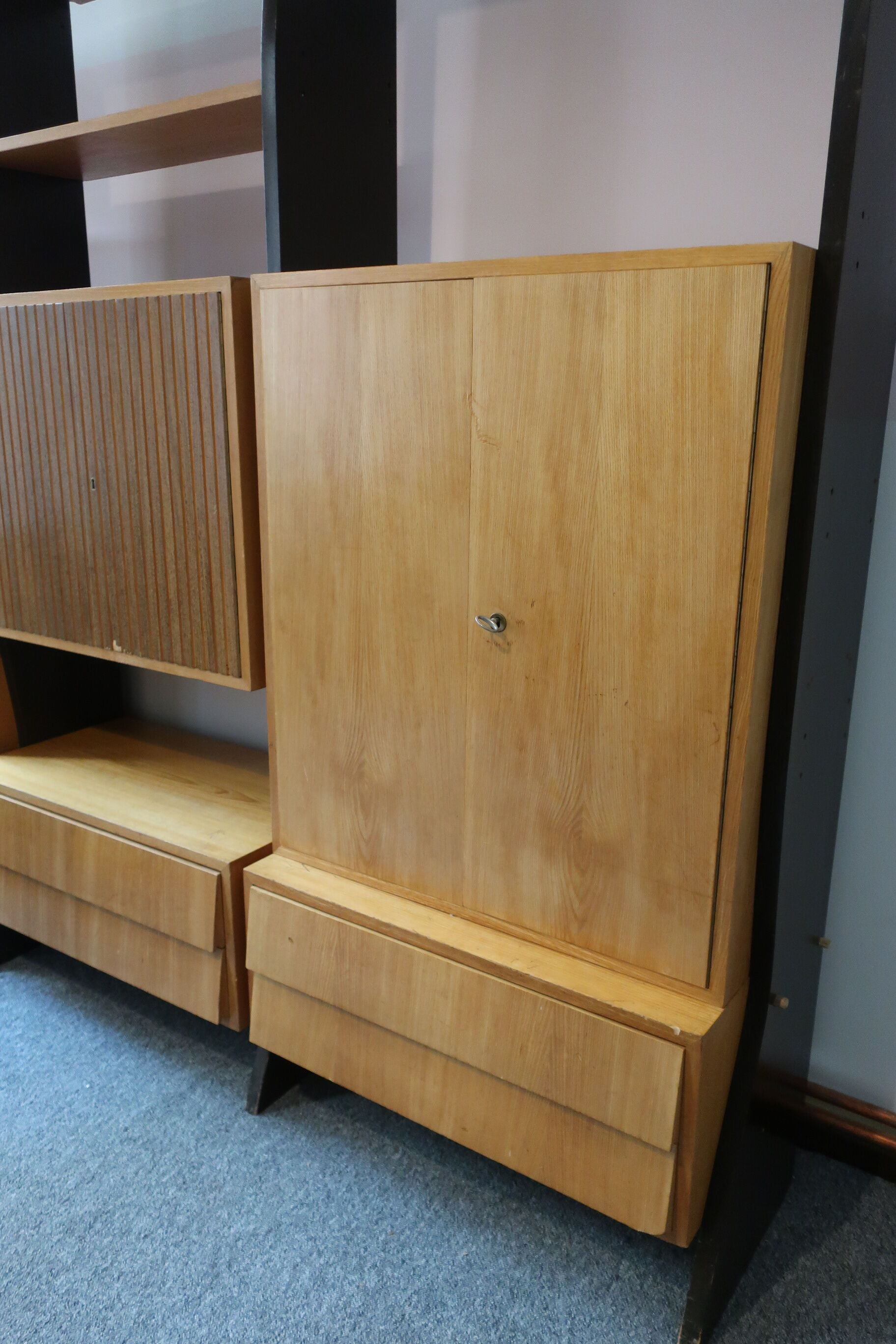 1950s foot library by designer Erich Stratmann, modular