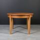 Unique dining set: Extendable round table and Czech chairs by Antonín Šuman