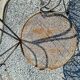 Heart-shaped garden chairs