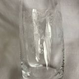 Verres hauts en cristal gravés