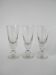 Set of 3 absinthe glasses, early 20th century