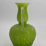 Vase verre vintage Opalina Fiorantina