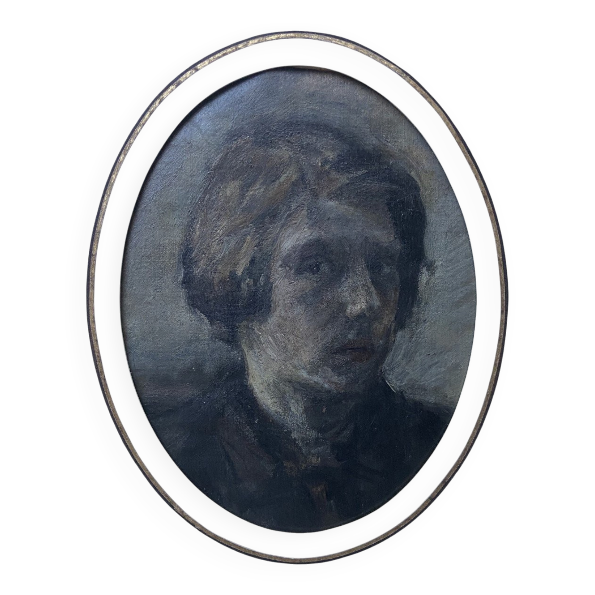 French Romantic School, 19th century Portrait of a man, oil on paper