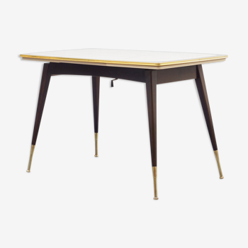 Table high-low 50s, height adjustable, expandable