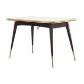 Table haute-basse années 50 réglable en hauteur extensible