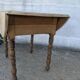 Table ronde rabattable
