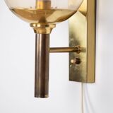 Pair of 2 wall lamps by Svend Mejlstrom, 1960s