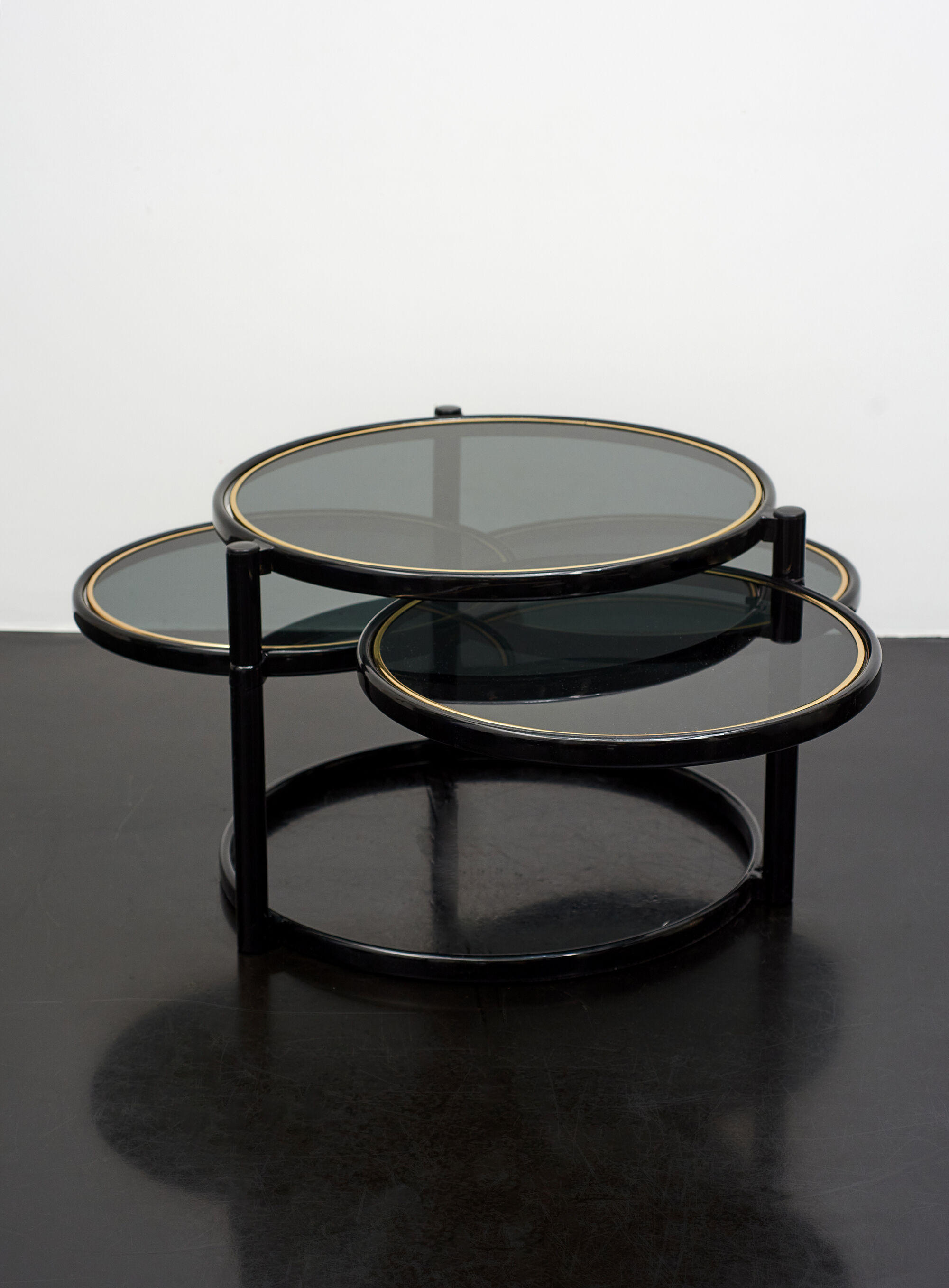 Vintage swivel coffee table