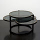 Table basse pivotante vintage