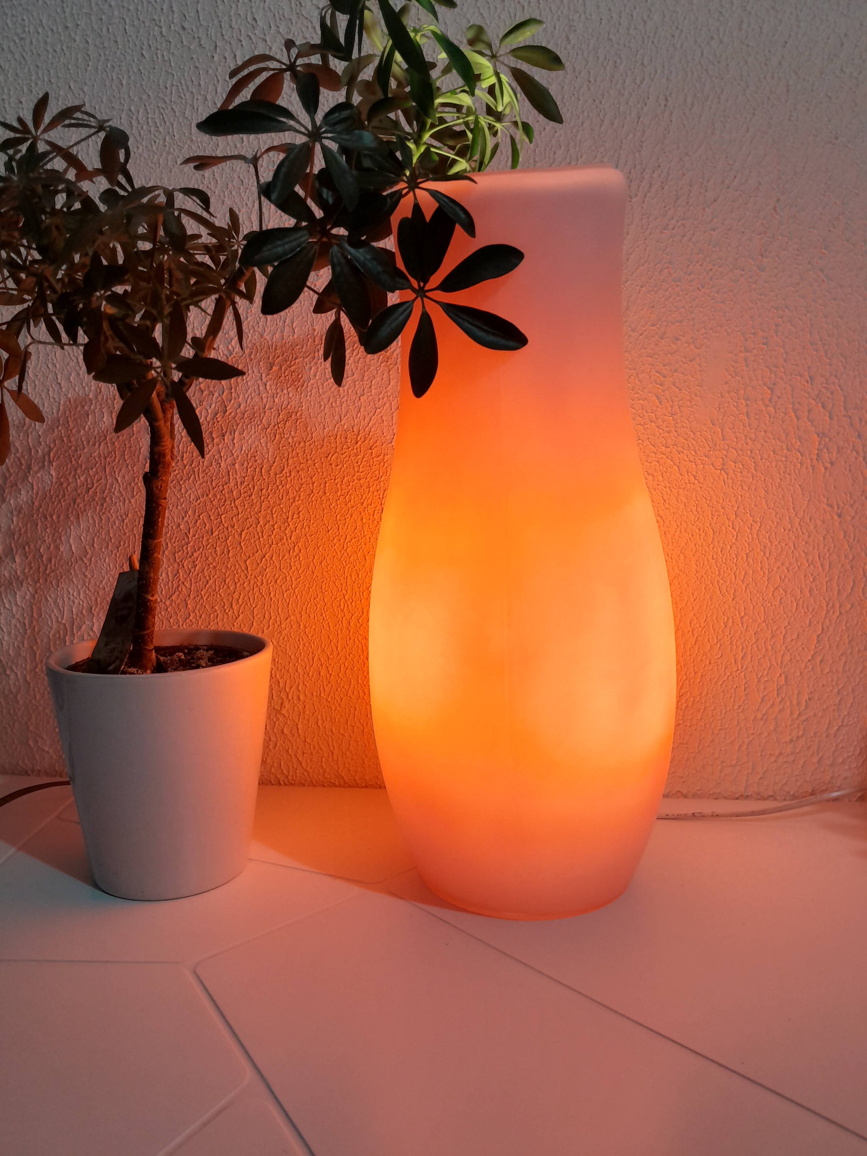 Vintage ikea mylonit glass lamp 1980