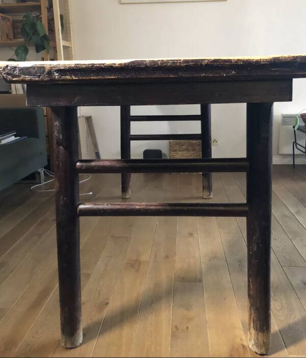 table longue  console haute chinoise