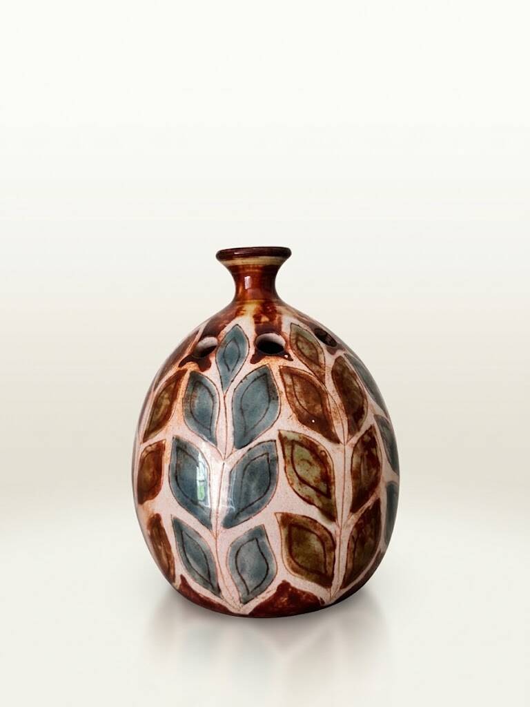 Set of 3 Malarmey Ceramics Vallauris Jug Vase Tulips Flower Holder