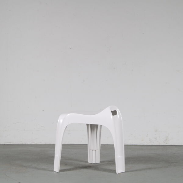 Tabouret blanc ''Casalino'' des années 2000 par Alexander Begge pour Casala, Allemagne