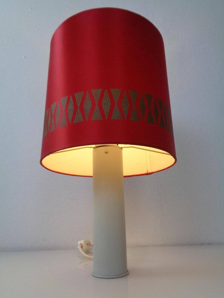 Minimalist table lamp in aluminium, Germany, 1960s