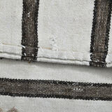 Flat vintage kilim hallway rug