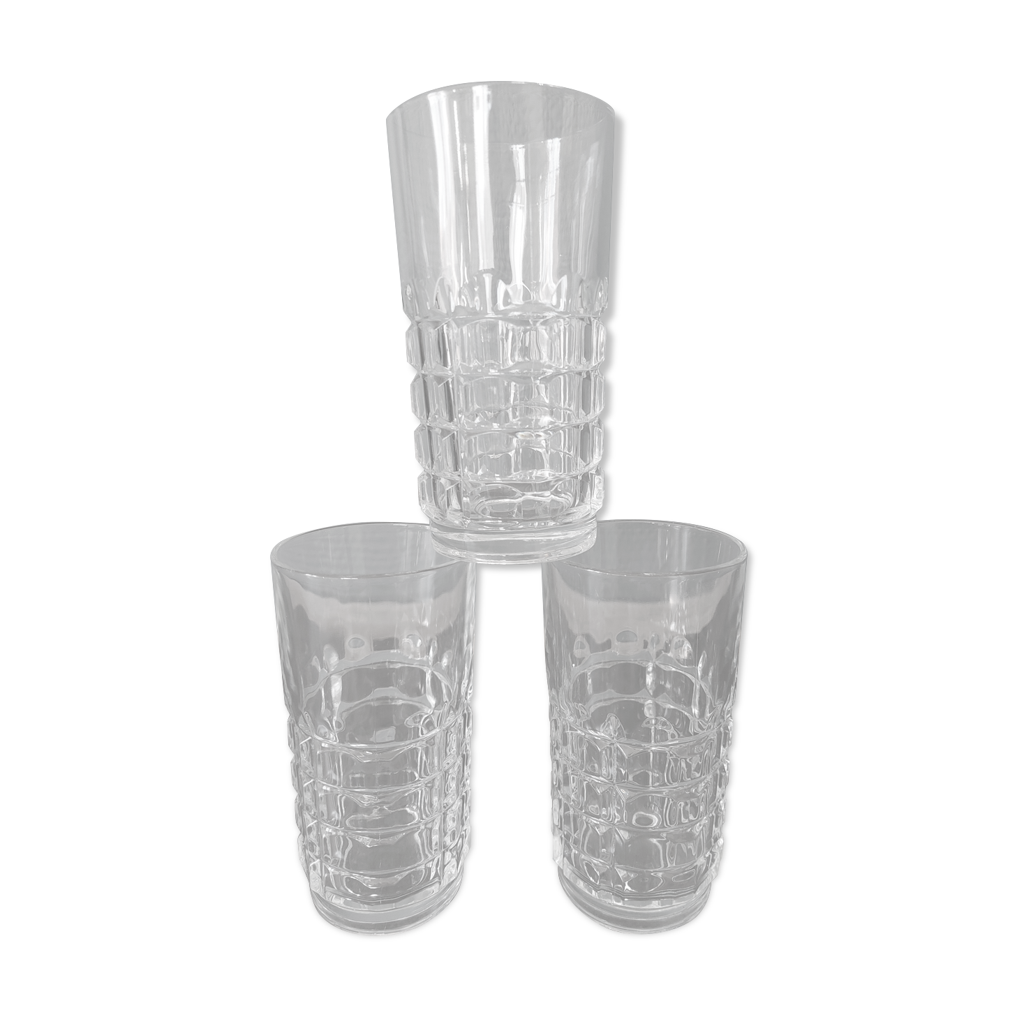 Verres  à eau vintage