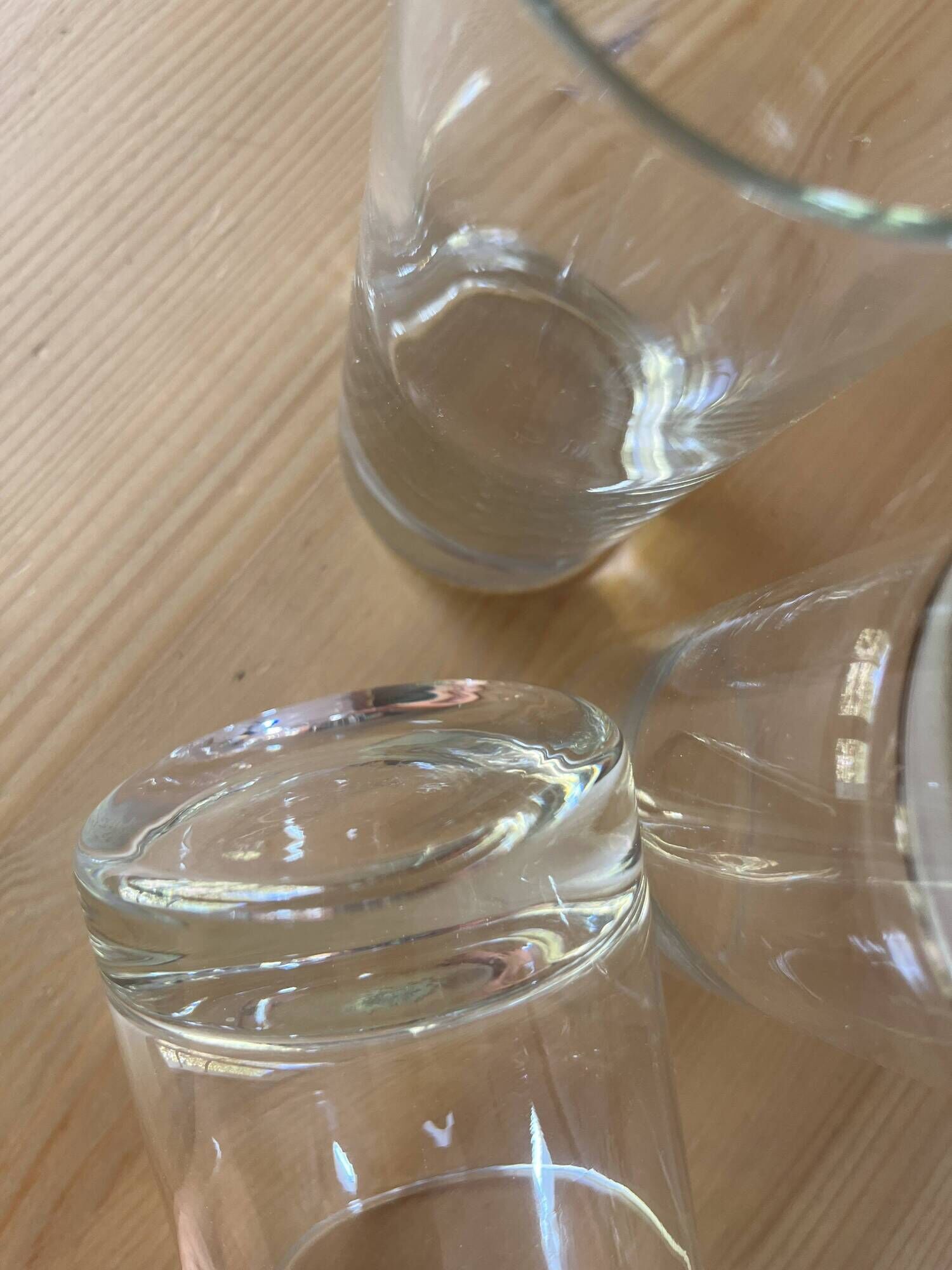 Lot of 5 vintage 70s drinking glasses