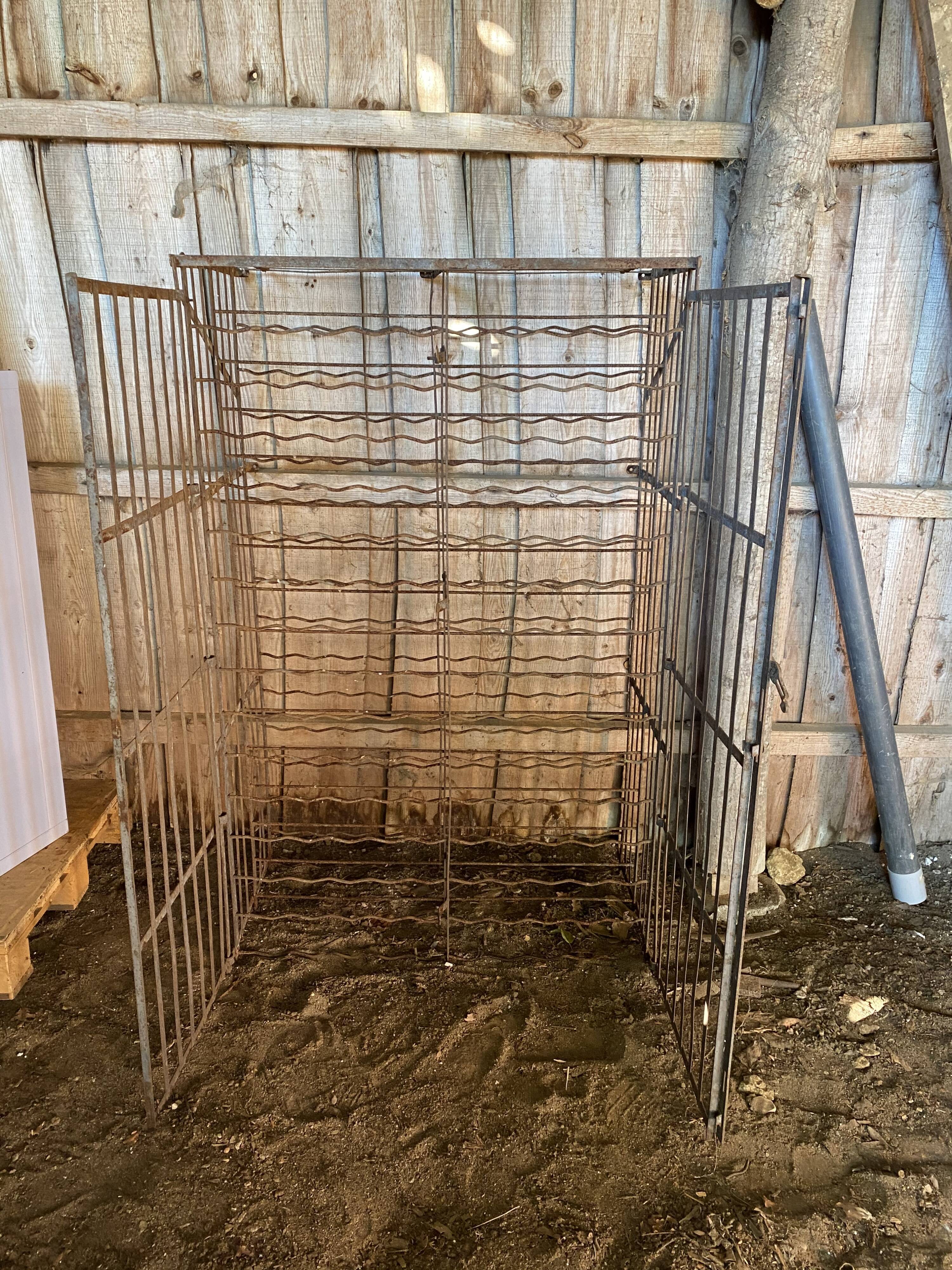 Old wine rack 2 doors