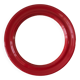 1970s red round plastic mirror