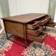Mazarin desk in Louis XIII style made of solid oak.