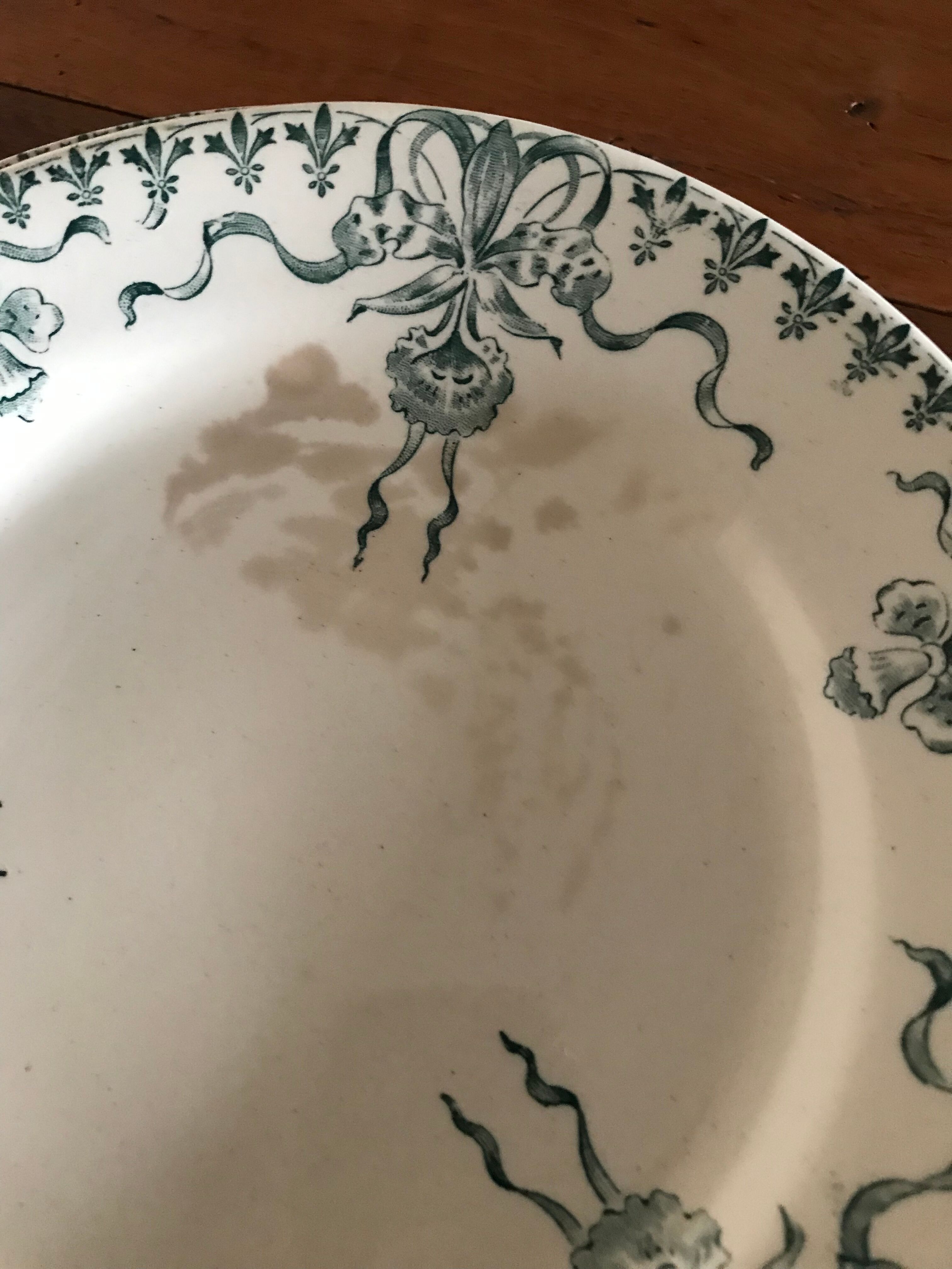 Flat plates in Gien Porcelain "Venice"