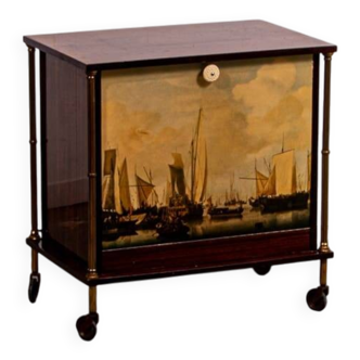 French mid-century bar cabinet. Circa 1970.